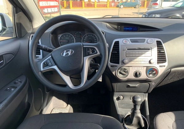 Hyundai i20 cena 19950 przebieg: 148286, rok produkcji 2012 z Wodzisław Śląski małe 379